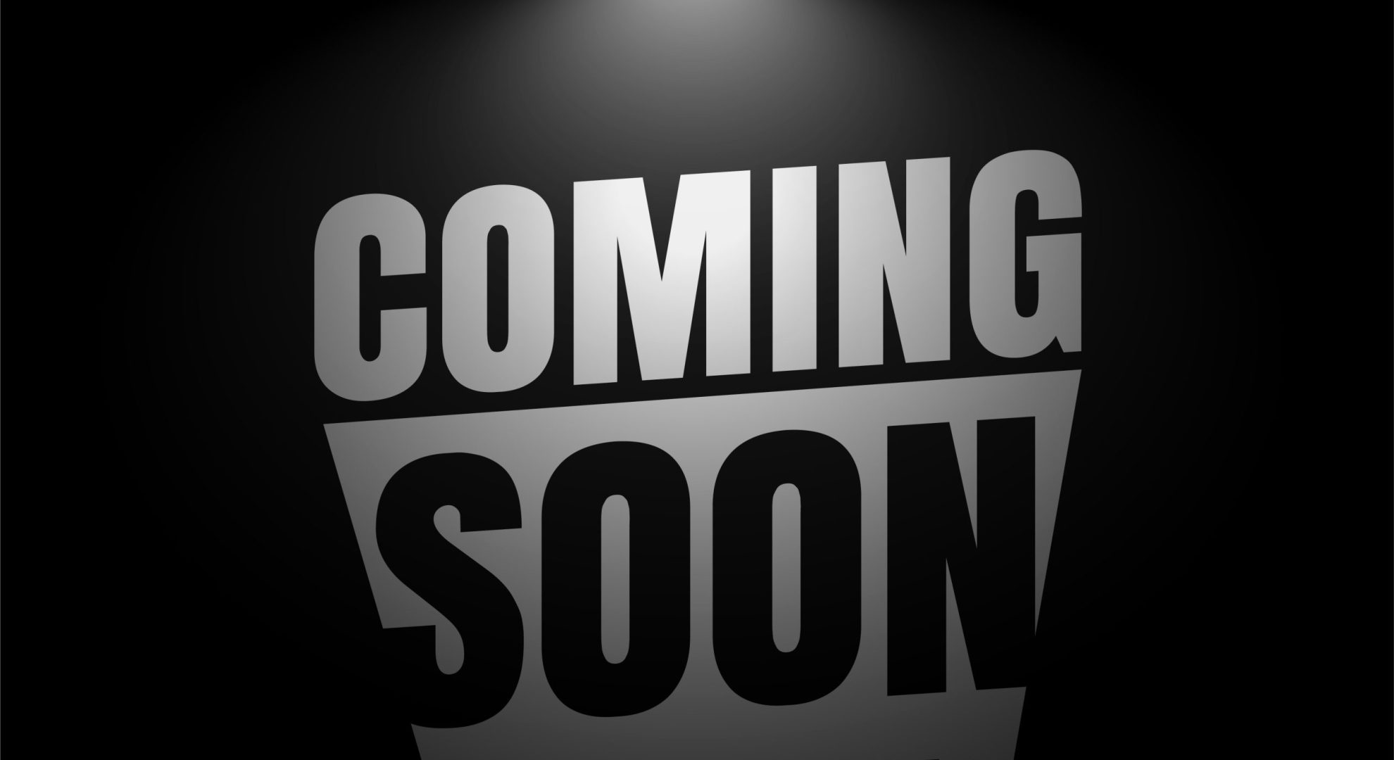 coming soon background with focus light effect design